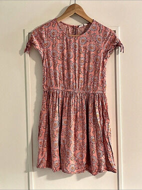 Gap kids Floral Mini Dress in Pink Size XL Like New